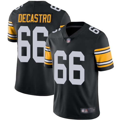 Youth Pittsburgh Steelers Football #66 Limited Black David DeCastro Alternate Vapor Untouchable Nike NFL Jersey->youth nfl jersey->Youth Jersey